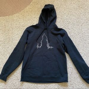 Black Wolf Hoodie